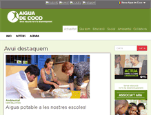 Tablet Screenshot of aiguadecoco.org